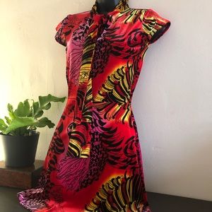 RARE Huminska velvet mini dress